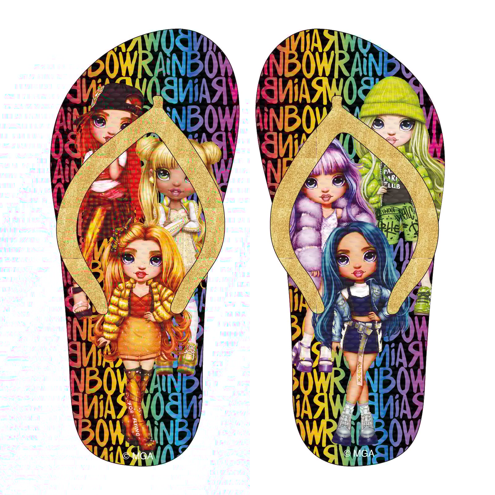 Infradito Rainbow High