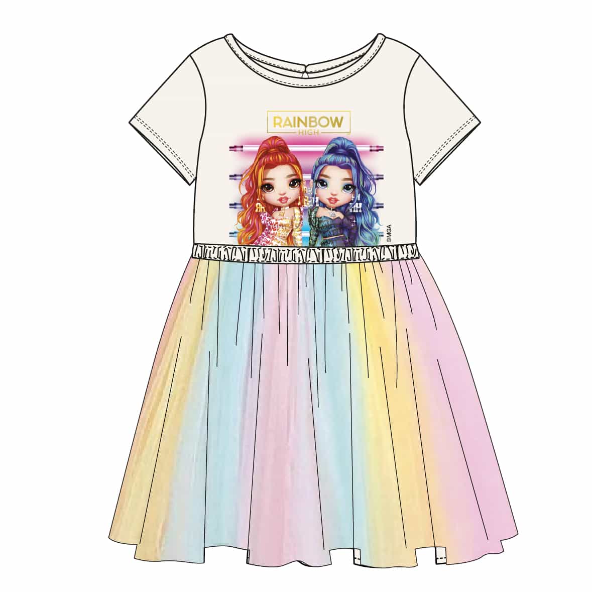 Abito Rainbow High