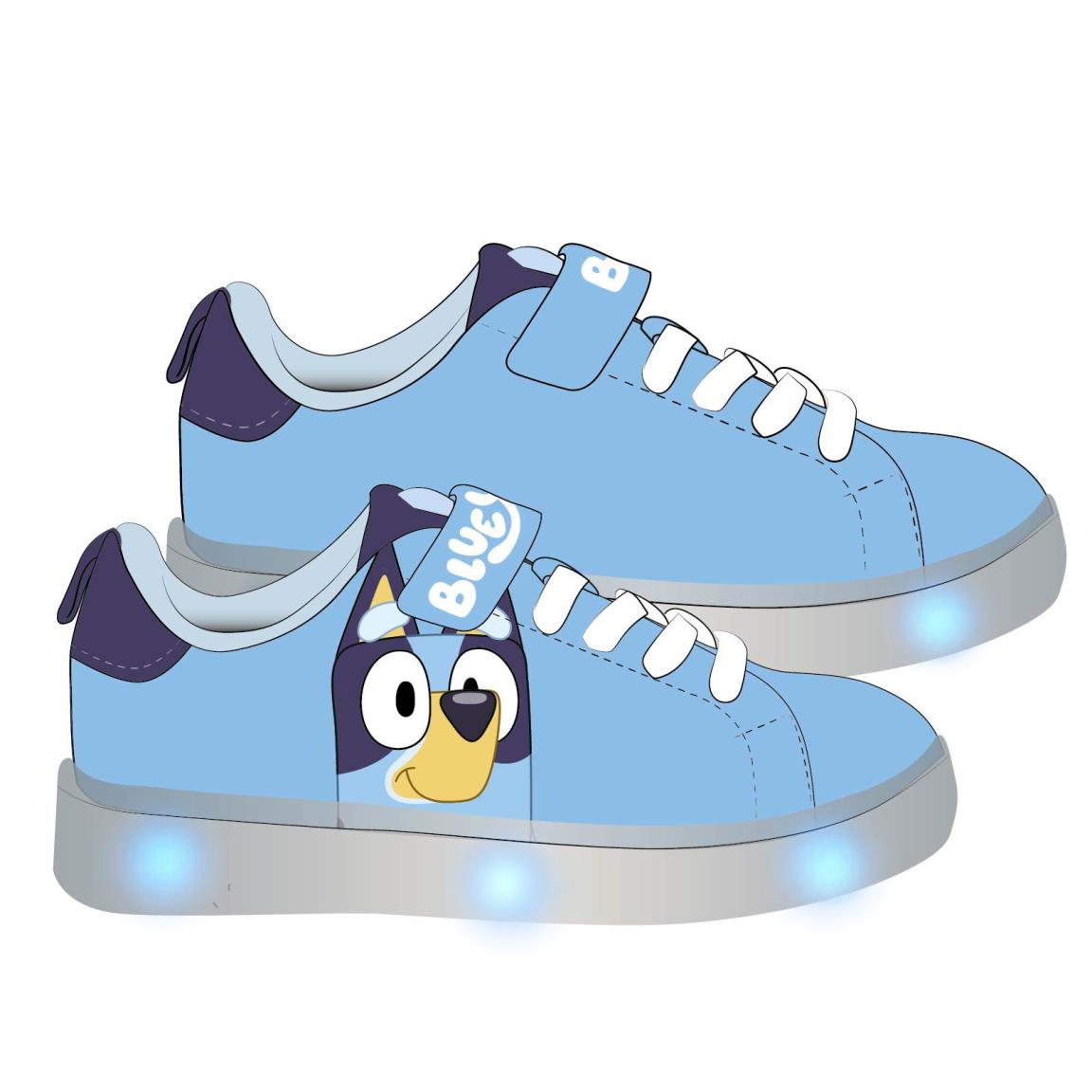 Scarpa Sportiva Suola Tpr Con Luci Bluey